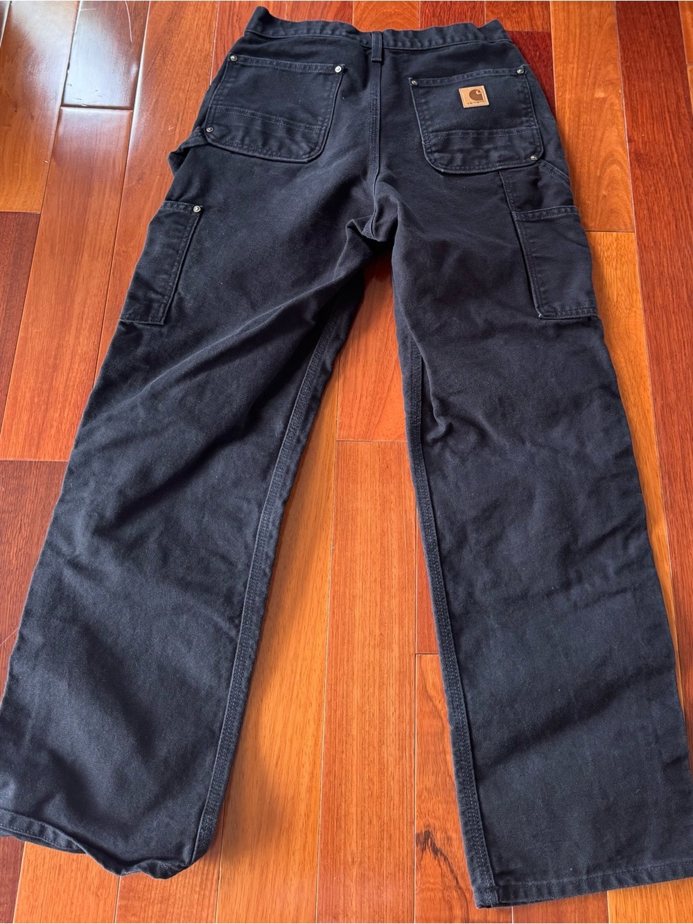 Men’s Carhartt Black Loose Jeans Size 30x30 - Picture 2 of 2
